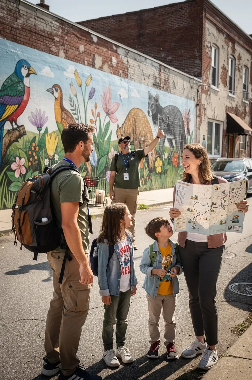 Guided city walking route design for meaningful exploration